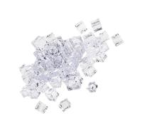 ABOOFAN 40pcs Fake Ice Cubes Reusable Acrylic Ice Cube for Centerpiece Vase Filler Wedding Party Decor Simulated for Drinks Artificial for Bar Home Decoration