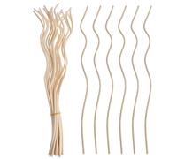 ABOOFAN 40Pcs Natural Wavy Rattan Reed Diffuser Sticks 280Mm Replacement Aroma Scented Essential Oil Diffuser Set for Home Fragrance and Aromatherapy