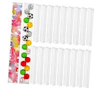 ABOOFAN 45 Pcs Clear Treat Boxes Small Transparent Candy Boxes for Party Favors Jewelry Storage and Packaging Pet Material with Tight Seal for Easy Organization