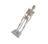 ABOOFAN 45cm Human Skeleton Model Realistic PVC Anatomy Display for Medical Yoga and Art Teaching Movable Arms