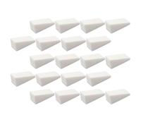 ABOOFAN 48pcs Cosmetic Wedges Makeup Sponge Applicator Set for Gradient Nail Art and Face Blending, Soft Cosmetic Manicure Wedges for Women’s Beauty and Nail Design
