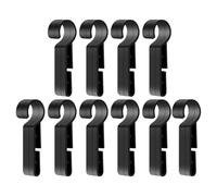 ABOOFAN 48pcs Hard Hat Strap Clips Plastic Helmet Headlamp Buckles Non-slip Quick Release Hooks for Construction Work Safety Helmet Accessories