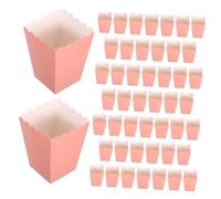 ABOOFAN 48pcs Popcorn Boxes Candy Treat Containers Foldable Snack Buckets for Birthday Party Shower Movie Night Outdoor Picnic Favor Supplies