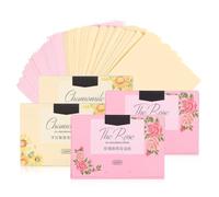 ABOOFAN 4boxes Portable Facial Oil Absorbing Papers Made from Flax Pulp, Compact and Soft Blotting Sheets for Oil Control and Face Cleaning, for Office and Playground Use