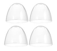 ABOOFAN 4pcs Bottle Caps Replacements Plastic Milk Bottle Lids Clear Feeding Bottles Caps Dome Caps Feeding Bottles Dust Cover