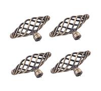 ABOOFAN 4pcs Cupboard Handles Door Knobs Cabinet Pulls Bird Cage Dresser Knobs Alloy Door Alloy Cabinet Drawer Drawer Door Birdcage Door Handle Green Dressing Table