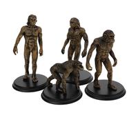 ABOOFAN 4Pcs Evolution Model Educational Human History Figurines for Teaching Decor Safe Reusable Figures for Imagination Learning