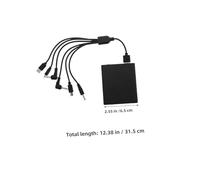ABOOFAN 4pcs External Emergency Battery Supply Box with Off Switch Multi-output Power Case for Safe Boxes and Electronic Locks Portable LED Power Supply for Various Devices