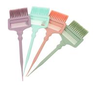 ABOOFAN 4Pcs Hair Coloring Brush Set with Rat Tail Comb, Salon Highlighting Applicator for and Dye, Professional Hair Dye Tools for Home and Stylist Use