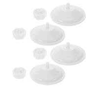 ABOOFAN 4pcs Heavy Duty Plastic Suction Cups with Threaded Screws for Cat Hammock and Pet Perch Bed, 85mm Large Diameter Strong Suction Cup Design with Smooth Edges, for Home Environments