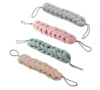 ABOOFAN 4pcs Long Scrubbing Towel Exfoliating Towel for Skin Use in Showering Body Home Random Color