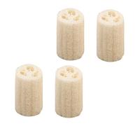 ABOOFAN 4pcs Natural Loofah Bath Back Scrubber Sponge Organic Body Cleaner for Exfoliating Relaxing Muscles Circulation Suitable for Neck Arms Legs and Whole Body Care