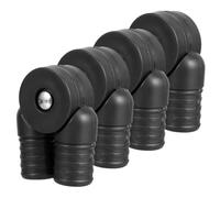 ABOOFAN 4pcs Outdoor Swivel Lounge Tube Joints Heavy Duty Plastic Foldable Adjustable Hinges for Reclining and Lounge Chairs, Stable Round Hole Connectors for Patio and Beach Furniture