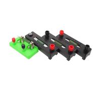 ABOOFAN 4pcs Physical Fixed Resistor Module with 5ω 10ω 15ω Specifications, Plastic Insulated Base and Screw Terminal Connections, for Electricity Experiments and Classroom Ohm's Law