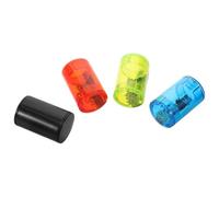 ABOOFAN 4pcs Plastic Finger Sand Bell Lightweight Musical Accessories for Ukulele Guitar Mandolin Banjo Bands Portable Rhythm Shakers