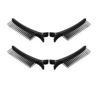 ABOOFAN 4pcs Plastic Hair Sectioning Clips with Strong Grip for Makeup Setting and Hairdressing Salon Hair Partition Styling Tools