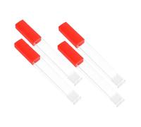 ABOOFAN 4pcs Portable Thermometer Protective Case Hard Plastic Storage Container for Adults and Nursery Sturdy Protective Carrying Tube Easy to Handle and Organize