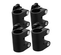 ABOOFAN 4pcs Quick Release Light Stand Mounting Adapter Clamp with Rotating Knob, Lightweight Plastic Extender Sleeve for Ring Lights and Lighting Equipment, for Studio and Outdoor