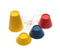 ABOOFAN 4pcs Rubber Winter Golf Tees Multicolour 14mm 18mm 24mm 38mm for Hard Ground Frosty Days with Rope