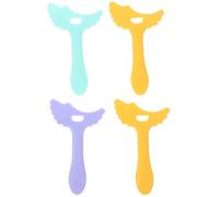 ABOOFAN 4pcs Silicone Eyeliner Applicator Tool Set Lightweight Reusable Eye Makeup Aid for Professionals and Women, for Make up Travel Bag Color