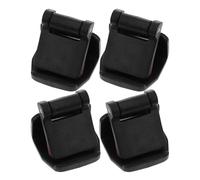 ABOOFAN 4Pcs Turtle Terrarium Buckle Tank Clips Black Plastic Not Easy to Deform Easy to Install and Remove for Amphibious Aqua Tank Turtle