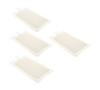 ABOOFAN 4pcs X4 Inch Negative Electrode Sheet for Beauty Device, Plastic Grounding Pad Burrfree Edges and Exceptional Conductivity, Suitable for Salon and Home Use, Reduces Risk