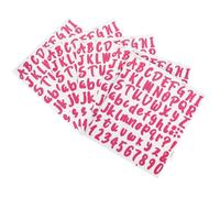 ABOOFAN 5 Sheets Removable Self Adhesive Letter Stickers Vinyl Alphabet Decals for Mailbox Door Car Business Home Use 8.46X7.09In