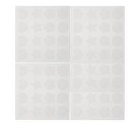 ABOOFAN 5 Sheets UV Detection Stickers with Sensitive Sunlight Sensing, Lightweight Self-adhesive Film Patches in Heart, Star, and Flower Shapes for Beach Vacations and Outdoor Activities