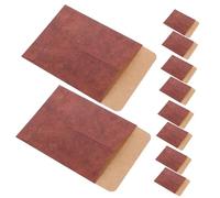 ABOOFAN 50 pcs Vintage Brown Kraft Paper Envelopes Small Seed Storage Packets Compact Lightweight Mailing Bags for Letters and Flower Seeds with Fine Texture and Simple Design