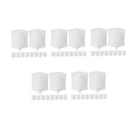 ABOOFAN 50 pcs White Writable Helium Balloons for Party Decoration Elegant Inflatable Blank Balloons for Weddings Birthdays Festivals Indoor and Outdoor Celebrations Easy to Inflate and