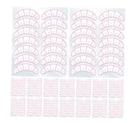 ABOOFAN 50 Sheets Eyelash Extension Mapping Chart Stickers for Women and Practical Lash Pads Tape for Lash Extensions Easy Peel False Eyelash Holder for Beauty Salon and Makeup Use