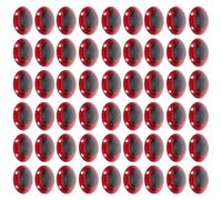 ABOOFAN 500Pcs Fishing Lure Eyes 5Mm Red Round Stick-On Artificial Fish Eye Realistic Bait Making Accessories for DIY Outdoor Fishing Essentials