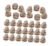 ABOOFAN 500pcs Heavy-duty Plastic Curtain Track Gliders Hooks for Car Rv Caravan Trucks Curtain Rod Hooks with Smooth Noiseless Sliding Performance Compatible with Gm