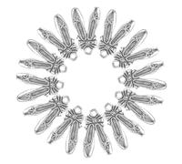 ABOOFAN 50pcs Ballet Shoe Pendants for DIY Jewelry Making Alloy Charms with Hanging Ballet Dance Shoe Necklace and Bracelet Accessories Crafting Supplies for Clavicle Chains and Keychains
