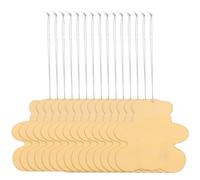 ABOOFAN 50pcs Bear Shaped Wooden Art Slices with Smooth Surface for DIY Crafts, Hand-Painted Style Wooden Shapes for School Graffiti and Decorative Projects