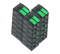 ABOOFAN 50pcs Fast Wire Connectors Lever Terminal Blocks for Stable Transmission Compact Electrical Wire Splitters with Spring Mechanism Reusable and Space-saving Connectors for