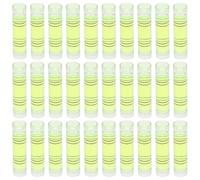 ABOOFAN 50pcs Mini Spirit Level Bubble Small Bubble Level Plastic Spirit Ruler for Picture Hanging and DIY Job with Surface Tilt Detection and Long-time Use in Motor Homes