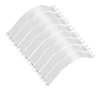 ABOOFAN 50pcs Picture Frame Hardware Metal Spring Clips Aluminum Alloy Stable Wear Resistant Invisible Corner Brackets for Hanging Photos on The Wall