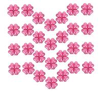 ABOOFAN 50pcs Pink Heart Shaped Foil Balloons Reusable Party Decorations for Valentine Day Weddings Birthdays Anniversaries for Creating Joyful Atmosphere