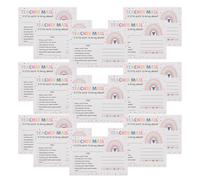 ABOOFAN 50PCS Rainbow Teacher Mail Cards for Preschool Good Behavior Incentives Positive Reinforcement Classroom Management Supplies for Teacher-Parent Collaboration