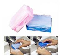 ABOOFAN 5pcs Bathing Sponge Set with Soft Bristles, Tactile Sense Trainer and Massage Brush for Newborn Sensory Development, Multi-Color Touch Bath Accessories