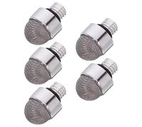 ABOOFAN 5pcs Capacitive Pen Tips for Stylus Pens with M5 External Thread Design, High Precision Silver Aluminium Conductive Fabric Tips, Universal Compatibility for Smartphones