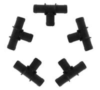 ABOOFAN 5pcs Car Heater Hose Connector for Car Cooling System, 0.8 Inch Tee-Shaped Plastic Adapter with Reliable Use and Enhanced Heating Efficiency, for Emergency Repairs and Heater Hose