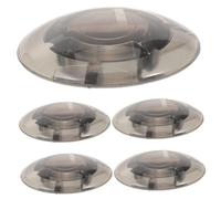 ABOOFAN 5pcs Effects Pedal Nail Head Pedal Cap Footswitch Cap for Guitar round Volume Knob Use in Music Studio Accessories