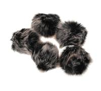 ABOOFAN 5pcs Microphone Windscreen Cover Windproof Fur Dead Cat for Mics Teachers Presentations Public Speaking