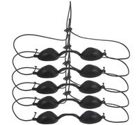 ABOOFAN 5pcs Safety Eye Protector Shade for Skincare Use Black Pvc Eye Goggle Shade Shading Effect for Beauty Machine Sessions