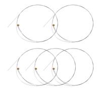 ABOOFAN 5pcs Steel Guitar Strings Replacement Strings for Acoustic Electric Classical Guitars for Recording Sessions