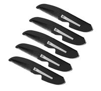 ABOOFAN 5pcs Travel Comb for Men Plastic Mustache Beard Comb Portable Folding Hair Styling Grooming Tool