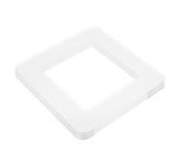 ABOOFAN 5pcs White Switch Decorative Frame Wall Plate Cover Decorative Border for Outlet Guard Sticker