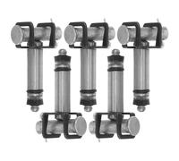 ABOOFAN 5sets Hydraulic Floor Jack Accessory Kit with Hand Pump Lever Return Valve Wheels Front Wheel Handle and Clamps for Efficient Car Jack Maintenance and Repair